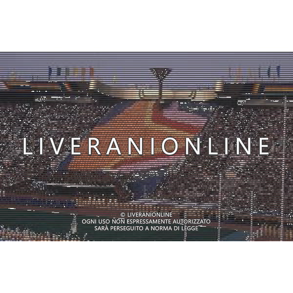 DIAP-OLIMPIADI DI MOSCA NELL\'ANNO 1980 NELLA FOTO LA CERIMONIA DI INAUGURAZIONE DELLE OLIMPIADI DI MOSCA FOTO ENRICO LIVERANI-AG ALDO LIVERANI SAS