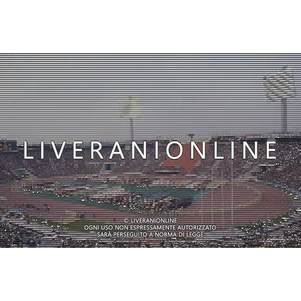 DIAP-OLIMPIADI DI MOSCA NELL\'ANNO 1980 NELLA FOTO LA CERIMONIA DI INAUGURAZIONE DELLE OLIMPIADI DI MOSCA FOTO ENRICO LIVERANI-AG ALDO LIVERANI SAS