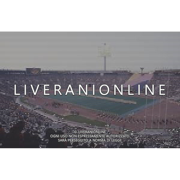 DIAP-OLIMPIADI DI MOSCA NELL\'ANNO 1980 NELLA FOTO LA CERIMONIA DI INAUGURAZIONE DELLE OLIMPIADI DI MOSCA FOTO ENRICO LIVERANI-AG ALDO LIVERANI SAS
