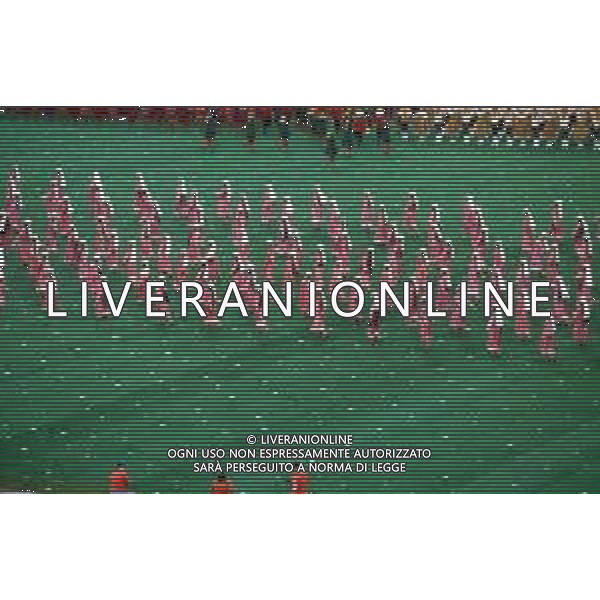 DIAP-OLIMPIADI DI MOSCA NELL\'ANNO 1980 NELLA FOTO LA CERIMONIA DI INAUGURAZIONE DELLE OLIMPIADI DI MOSCA FOTO ENRICO LIVERANI-AG ALDO LIVERANI SAS
