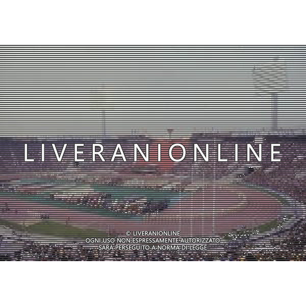 DIAP-OLIMPIADI DI MOSCA NELL\'ANNO 1980 NELLA FOTO LA CERIMONIA DI INAUGURAZIONE DELLE OLIMPIADI DI MOSCA FOTO ENRICO LIVERANI-AG ALDO LIVERANI SAS