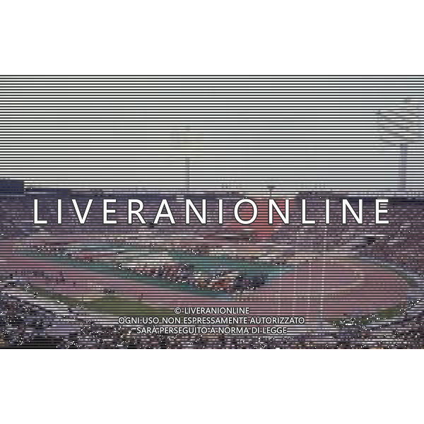 DIAP-OLIMPIADI DI MOSCA NELL\'ANNO 1980 NELLA FOTO LA CERIMONIA DI INAUGURAZIONE DELLE OLIMPIADI DI MOSCA FOTO ENRICO LIVERANI-AG ALDO LIVERANI SAS