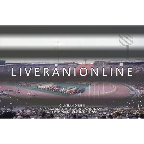 DIAP-OLIMPIADI DI MOSCA NELL\'ANNO 1980 NELLA FOTO LA CERIMONIA DI INAUGURAZIONE DELLE OLIMPIADI DI MOSCA FOTO ENRICO LIVERANI-AG ALDO LIVERANI SAS