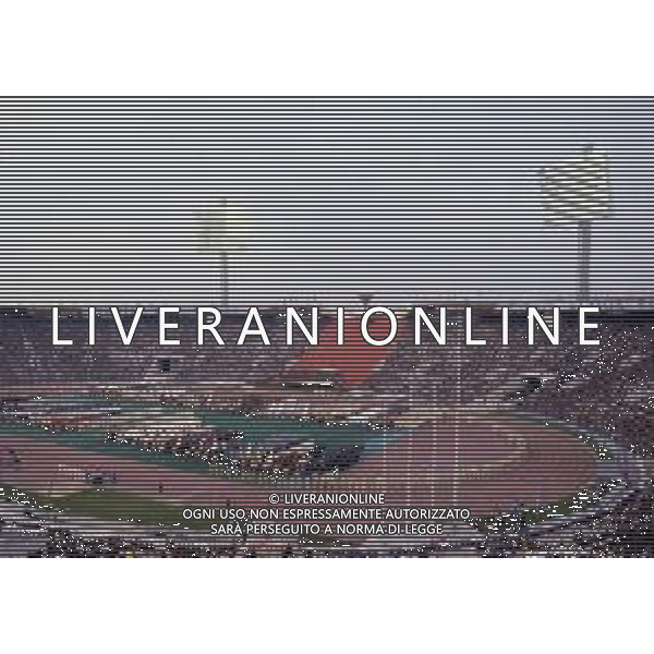 DIAP-OLIMPIADI DI MOSCA NELL\'ANNO 1980 NELLA FOTO LA CERIMONIA DI INAUGURAZIONE DELLE OLIMPIADI DI MOSCA FOTO ENRICO LIVERANI-AG ALDO LIVERANI SAS