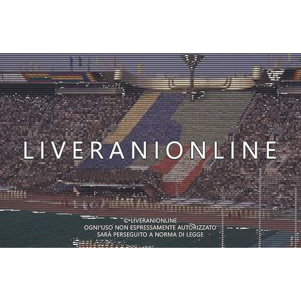 DIAP-OLIMPIADI DI MOSCA NELL\'ANNO 1980 NELLA FOTO LA CERIMONIA DI INAUGURAZIONE DELLE OLIMPIADI DI MOSCA FOTO ENRICO LIVERANI-AG ALDO LIVERANI SAS