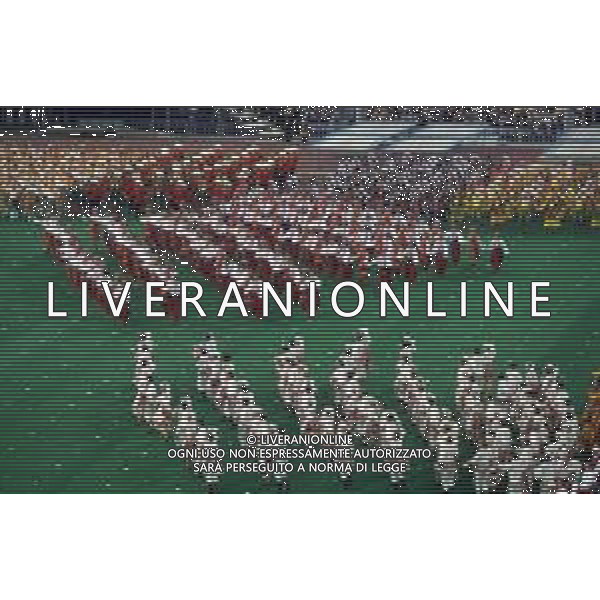 DIAP-OLIMPIADI DI MOSCA NELL\'ANNO 1980 NELLA FOTO LA CERIMONIA DI INAUGURAZIONE DELLE OLIMPIADI DI MOSCA FOTO ENRICO LIVERANI-AG ALDO LIVERANI SAS