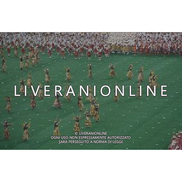 DIAP-OLIMPIADI DI MOSCA NELL\'ANNO 1980 NELLA FOTO LA CERIMONIA DI INAUGURAZIONE DELLE OLIMPIADI DI MOSCA FOTO ENRICO LIVERANI-AG ALDO LIVERANI SAS