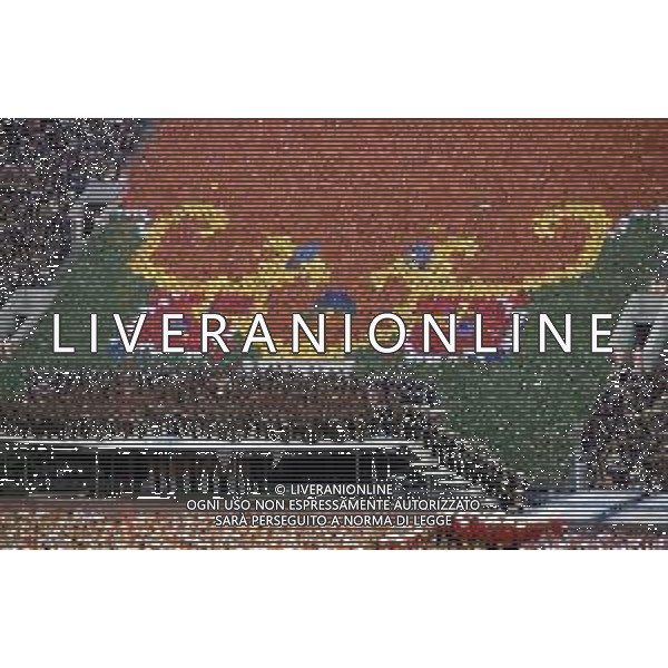 DIAP-OLIMPIADI DI MOSCA NELL\'ANNO 1980 NELLA FOTO LA CERIMONIA DI INAUGURAZIONE DELLE OLIMPIADI DI MOSCA FOTO ENRICO LIVERANI-AG ALDO LIVERANI SAS