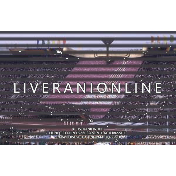 DIAP-OLIMPIADI DI MOSCA NELL\'ANNO 1980 NELLA FOTO LA CERIMONIA DI INAUGURAZIONE DELLE OLIMPIADI DI MOSCA FOTO ENRICO LIVERANI-AG ALDO LIVERANI SAS
