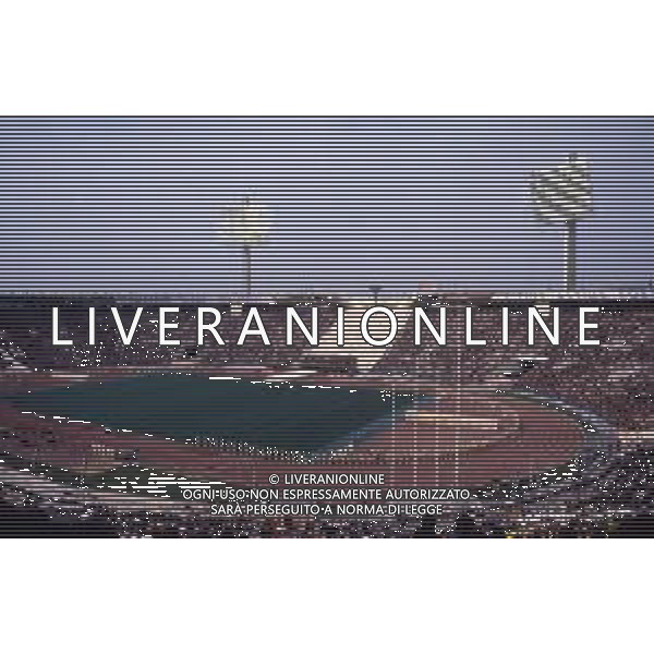 DIAP-OLIMPIADI DI MOSCA NELL\'ANNO 1980 NELLA FOTO LA CERIMONIA DI INAUGURAZIONE DELLE OLIMPIADI DI MOSCA FOTO ENRICO LIVERANI-AG ALDO LIVERANI SAS