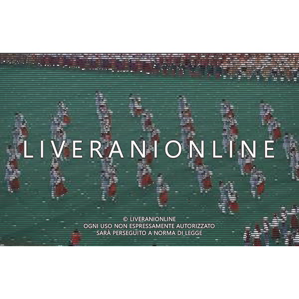 DIAP-OLIMPIADI DI MOSCA NELL\'ANNO 1980 NELLA FOTO LA CERIMONIA DI INAUGURAZIONE DELLE OLIMPIADI DI MOSCA FOTO ENRICO LIVERANI-AG ALDO LIVERANI SAS