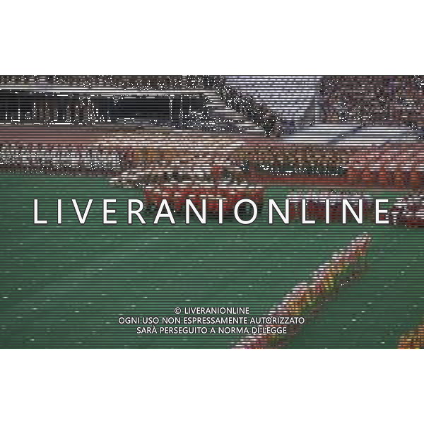 DIAP-OLIMPIADI DI MOSCA NELL\'ANNO 1980 NELLA FOTO LA CERIMONIA DI INAUGURAZIONE DELLE OLIMPIADI DI MOSCA FOTO ENRICO LIVERANI-AG ALDO LIVERANI SAS