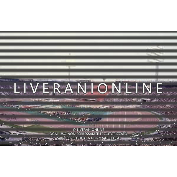 DIAP-OLIMPIADI DI MOSCA NELL\'ANNO 1980 NELLA FOTO LA CERIMONIA DI INAUGURAZIONE DELLE OLIMPIADI DI MOSCA FOTO ENRICO LIVERANI-AG ALDO LIVERANI SAS