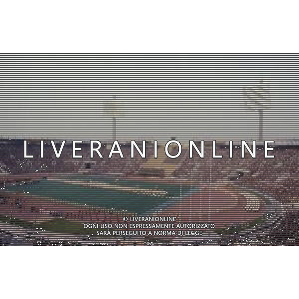 DIAP-OLIMPIADI DI MOSCA NELL\'ANNO 1980 NELLA FOTO LA CERIMONIA DI INAUGURAZIONE DELLE OLIMPIADI DI MOSCA FOTO ENRICO LIVERANI-AG ALDO LIVERANI SAS