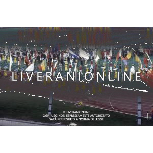 DIAP-OLIMPIADI DI MOSCA NELL\'ANNO 1980 NELLA FOTO LA CERIMONIA DI INAUGURAZIONE DELLE OLIMPIADI DI MOSCA FOTO ENRICO LIVERANI-AG ALDO LIVERANI SAS