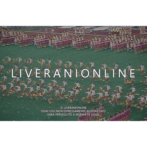 DIAP-OLIMPIADI DI MOSCA NELL\'ANNO 1980 NELLA FOTO LA CERIMONIA DI INAUGURAZIONE DELLE OLIMPIADI DI MOSCA FOTO ENRICO LIVERANI-AG ALDO LIVERANI SAS