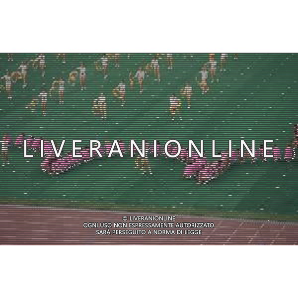 DIAP-OLIMPIADI DI MOSCA NELL\'ANNO 1980 NELLA FOTO LA CERIMONIA DI INAUGURAZIONE DELLE OLIMPIADI DI MOSCA FOTO ENRICO LIVERANI-AG ALDO LIVERANI SAS