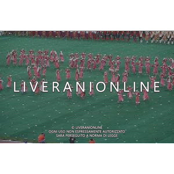 DIAP-OLIMPIADI DI MOSCA NELL\'ANNO 1980 NELLA FOTO LA CERIMONIA DI INAUGURAZIONE DELLE OLIMPIADI DI MOSCA FOTO ENRICO LIVERANI-AG ALDO LIVERANI SAS