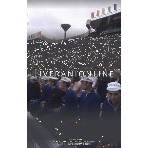 DIAP-OLIMPIADI DI MOSCA NELL\'ANNO 1980 NELLA FOTO LA CERIMONIA DI INAUGURAZIONE DELLE OLIMPIADI DI MOSCA FOTO ENRICO LIVERANI-AG ALDO LIVERANI SAS