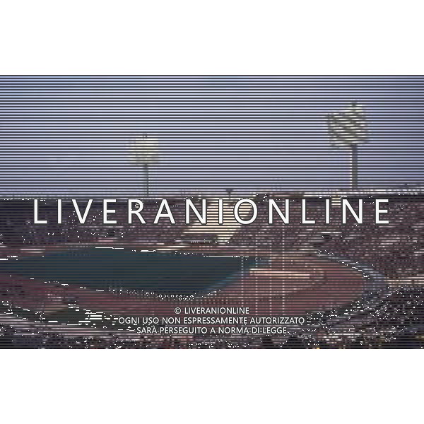 DIAP-OLIMPIADI DI MOSCA NELL\'ANNO 1980 NELLA FOTO LA CERIMONIA DI INAUGURAZIONE DELLE OLIMPIADI DI MOSCA FOTO ENRICO LIVERANI-AG ALDO LIVERANI SAS