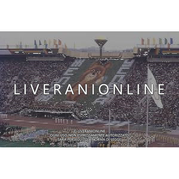 DIAP-OLIMPIADI DI MOSCA NELL\'ANNO 1980 NELLA FOTO LA CERIMONIA DI INAUGURAZIONE DELLE OLIMPIADI DI MOSCA FOTO ENRICO LIVERANI-AG ALDO LIVERANI SAS