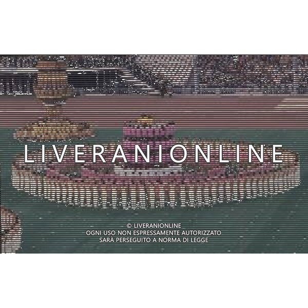 DIAP-OLIMPIADI DI MOSCA NELL\'ANNO 1980 NELLA FOTO LA CERIMONIA DI INAUGURAZIONE DELLE OLIMPIADI DI MOSCA FOTO ENRICO LIVERANI-AG ALDO LIVERANI SAS