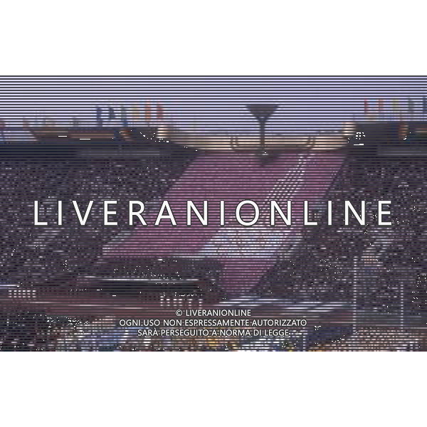 DIAP-OLIMPIADI DI MOSCA NELL\'ANNO 1980 NELLA FOTO LA CERIMONIA DI INAUGURAZIONE DELLE OLIMPIADI DI MOSCA FOTO ENRICO LIVERANI-AG ALDO LIVERANI SAS