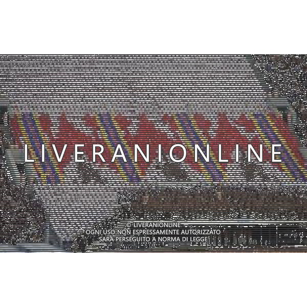 DIAP-OLIMPIADI DI MOSCA NELL\'ANNO 1980 NELLA FOTO LA CERIMONIA DI INAUGURAZIONE DELLE OLIMPIADI DI MOSCA FOTO ENRICO LIVERANI-AG ALDO LIVERANI SAS