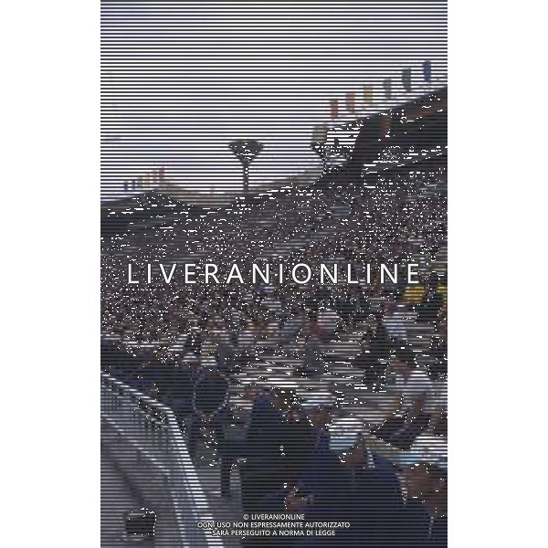 DIAP-OLIMPIADI DI MOSCA NELL\'ANNO 1980 NELLA FOTO LA CERIMONIA DI INAUGURAZIONE DELLE OLIMPIADI DI MOSCA FOTO ENRICO LIVERANI-AG ALDO LIVERANI SAS