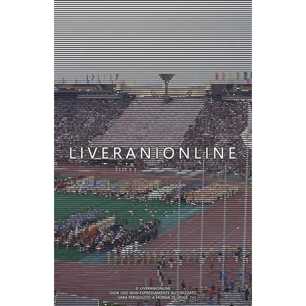 DIAP-OLIMPIADI DI MOSCA NELL\'ANNO 1980 NELLA FOTO LA CERIMONIA DI INAUGURAZIONE DELLE OLIMPIADI DI MOSCA FOTO ENRICO LIVERANI-AG ALDO LIVERANI SAS