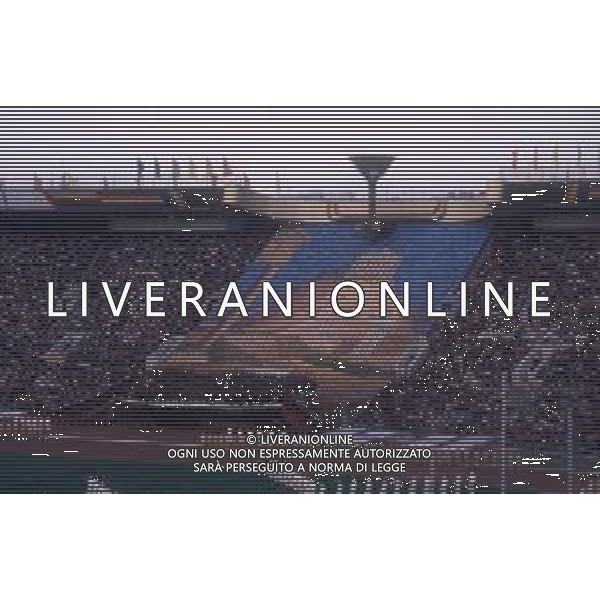 DIAP-OLIMPIADI DI MOSCA NELL\'ANNO 1980 NELLA FOTO LA CERIMONIA DI INAUGURAZIONE DELLE OLIMPIADI DI MOSCA FOTO ENRICO LIVERANI-AG ALDO LIVERANI SAS