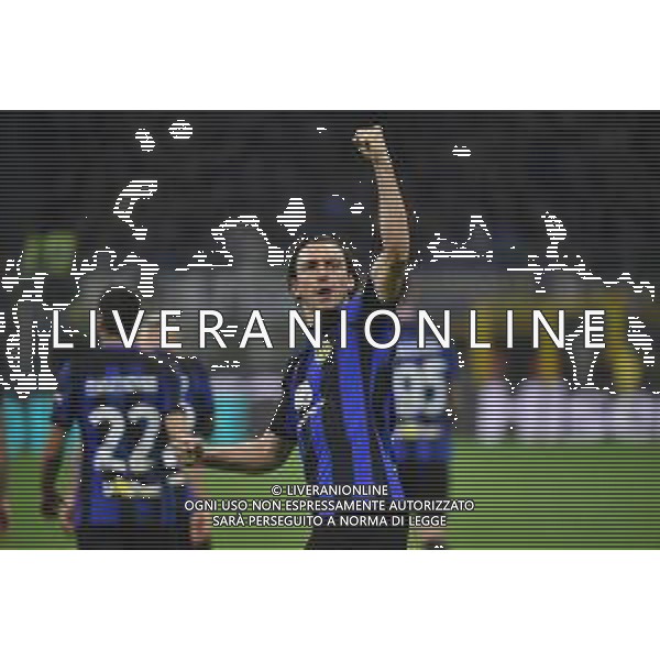 Inter vs Napoli nella foto Matteo Darmian (Inter) esulta dopo il gol dell\'1 a 0 Milano 17-03-2024 Stadio Giuseppe Meazza - San Siro Campionato Serie A TIM - 29a giornata foto Roberto Garavaglia/Agenzia Aldo Liverani sas/ AGENZIA ALDO LIVERANI SAS