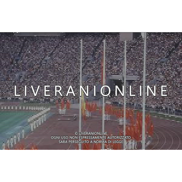 DIAP-OLIMPIADI DI MOSCA NELL\'ANNO 1980 NELLA FOTO LA CERIMONIA DI INAUGURAZIONE DELLE OLIMPIADI DI MOSCA FOTO ENRICO LIVERANI-AG ALDO LIVERANI SAS