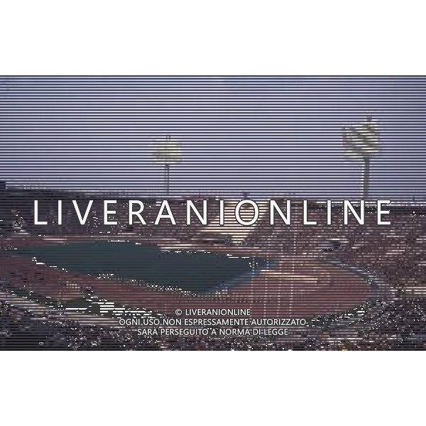 DIAP-OLIMPIADI DI MOSCA NELL\'ANNO 1980 NELLA FOTO LA CERIMONIA DI INAUGURAZIONE DELLE OLIMPIADI DI MOSCA FOTO ENRICO LIVERANI-AG ALDO LIVERANI SAS