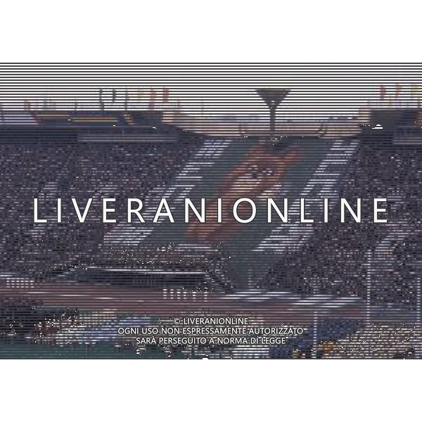DIAP-OLIMPIADI DI MOSCA NELL\'ANNO 1980 NELLA FOTO LA CERIMONIA DI INAUGURAZIONE DELLE OLIMPIADI DI MOSCA FOTO ENRICO LIVERANI-AG ALDO LIVERANI SAS