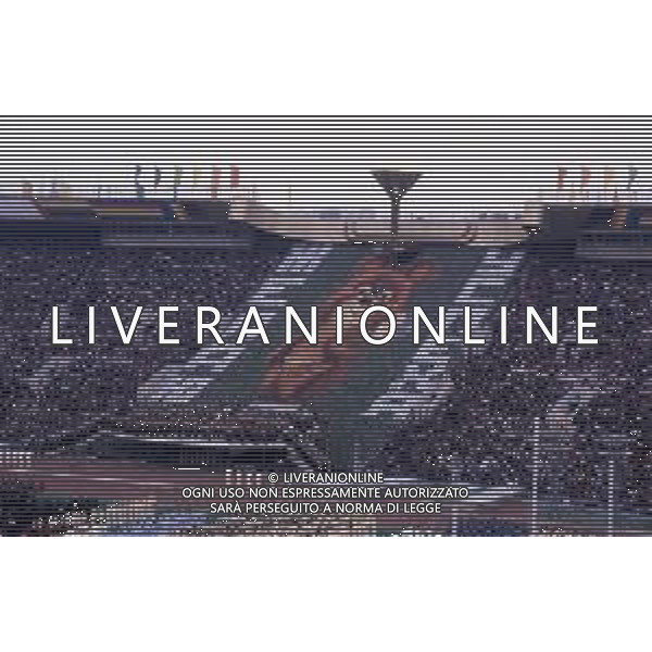 DIAP-OLIMPIADI DI MOSCA NELL\'ANNO 1980 NELLA FOTO LA CERIMONIA DI INAUGURAZIONE DELLE OLIMPIADI DI MOSCA FOTO ENRICO LIVERANI-AG ALDO LIVERANI SAS