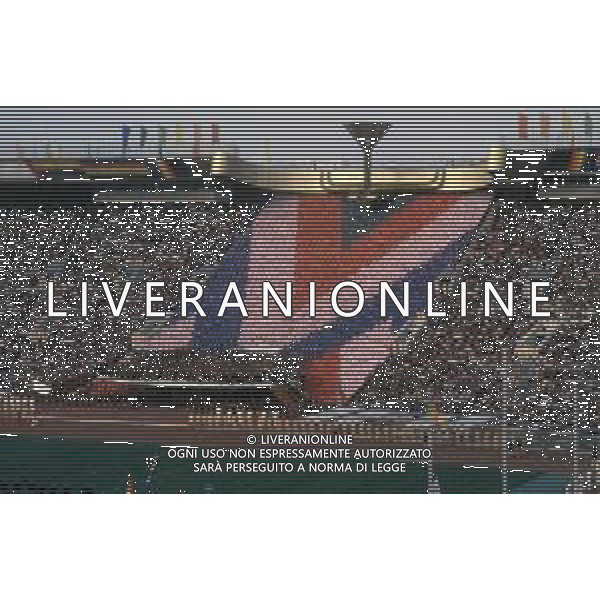 DIAP-OLIMPIADI DI MOSCA NELL\'ANNO 1980 NELLA FOTO LA CERIMONIA DI INAUGURAZIONE DELLE OLIMPIADI DI MOSCA FOTO ENRICO LIVERANI-AG ALDO LIVERANI SAS