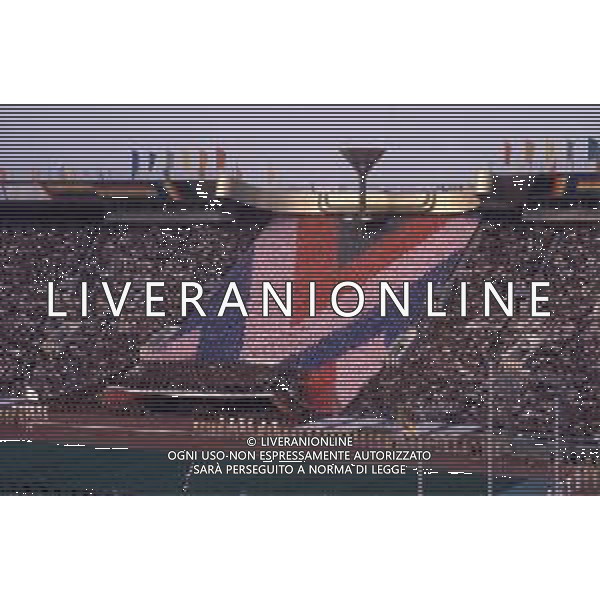 DIAP-OLIMPIADI DI MOSCA NELL\'ANNO 1980 NELLA FOTO LA CERIMONIA DI INAUGURAZIONE DELLE OLIMPIADI DI MOSCA FOTO ENRICO LIVERANI-AG ALDO LIVERANI SAS