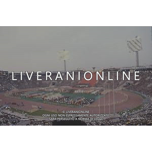 DIAP-OLIMPIADI DI MOSCA NELL\'ANNO 1980 NELLA FOTO LA CERIMONIA DI INAUGURAZIONE DELLE OLIMPIADI DI MOSCA FOTO ENRICO LIVERANI-AG ALDO LIVERANI SAS