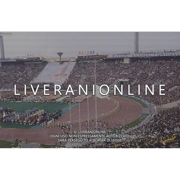 DIAP-OLIMPIADI DI MOSCA NELL\'ANNO 1980 NELLA FOTO LA CERIMONIA DI INAUGURAZIONE DELLE OLIMPIADI DI MOSCA FOTO ENRICO LIVERANI-AG ALDO LIVERANI SAS