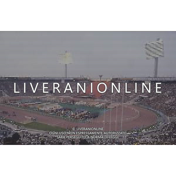 DIAP-OLIMPIADI DI MOSCA NELL\'ANNO 1980 NELLA FOTO LA CERIMONIA DI INAUGURAZIONE DELLE OLIMPIADI DI MOSCA FOTO ENRICO LIVERANI-AG ALDO LIVERANI SAS