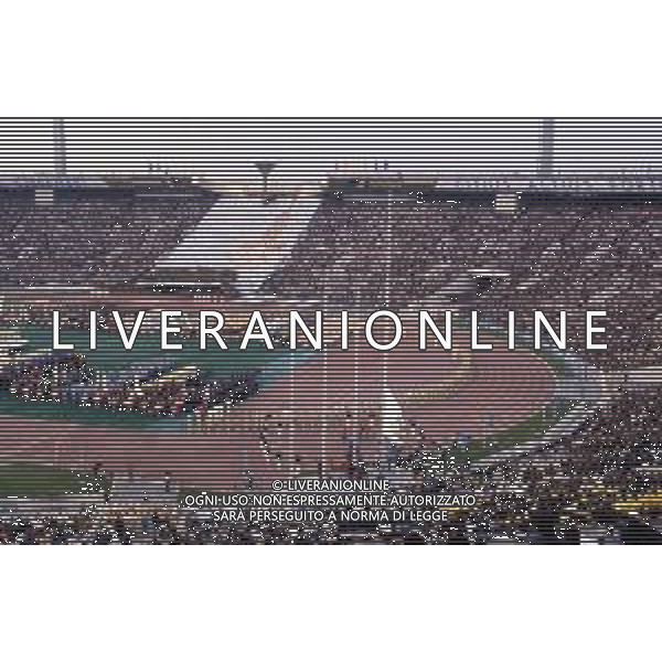 DIAP-OLIMPIADI DI MOSCA NELL\'ANNO 1980 NELLA FOTO LA CERIMONIA DI INAUGURAZIONE DELLE OLIMPIADI DI MOSCA FOTO ENRICO LIVERANI-AG ALDO LIVERANI SAS