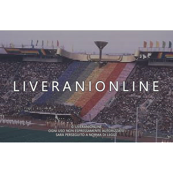 DIAP-OLIMPIADI DI MOSCA NELL\'ANNO 1980 NELLA FOTO LA CERIMONIA DI INAUGURAZIONE DELLE OLIMPIADI DI MOSCA FOTO ENRICO LIVERANI-AG ALDO LIVERANI SAS
