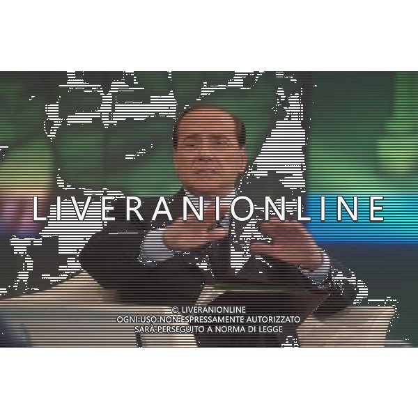 ROMA, 19 DICEMBRE 2005 PORTA A PORTA CON BERLUSCONI. NELLA FOTO: SILVIO BERLUSCONI ph agenzia aldo liverani