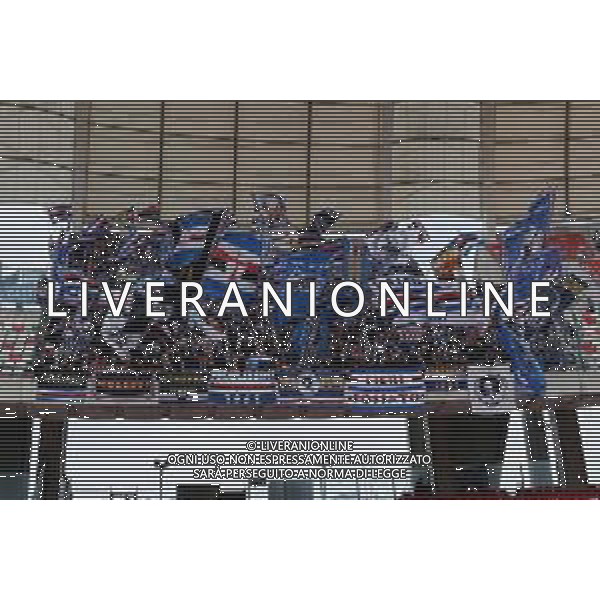 TVEM Supporters of Sampdoria during the Italian Serie B match between SSC Bari vs Sampdoria on March 16, 2024 at the San Nicola stadium in Bari, Italy. Photo by Emmanuele Mastrodonato/agenzia Aldo Liverani sas / AGENZIA ALDO LIVERANI SAS