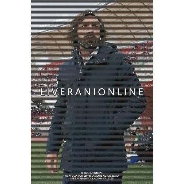 TVEM coach Andrea Pirlo of Sampdoria during the Italian Serie B match between SSC Bari vs Sampdoria on March 16, 2024 at the San Nicola stadium in Bari, Italy. Photo by Emmanuele Mastrodonato/agenzia Aldo Liverani sas / AGENZIA ALDO LIVERANI SAS