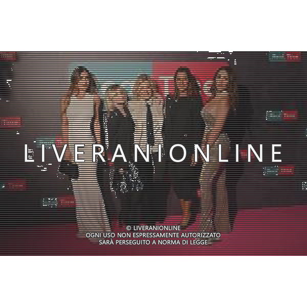 TVRG Photocall Real Time nella foto da SX Flora Pellino, Anadela Serra Visconti, Nicoletta Ricca Benedettini, Vanessa Ciampa e Teresa Bolognese Milano 20-03-2024 Photocall con i protagonisti delle varie trasmissioni di Real Time foto Roberto Garavaglia/Agenzia Aldo Liverani sas / AGENZIA ALDO LIVERANI SAS