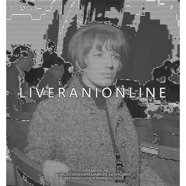 NEG-RETROSPETTIVA IVA ZANICCHI CANTANTE NELLA FOTO IVA ZANICCHI A SANREMO NELL\'ANNO 1967 AG ALDO LIVERANI SAS