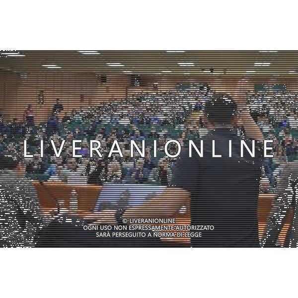 Venerdì 22 marzo, alle 15.00, presso l’Aula Magna dell’Università della Calabria, incontro-dibattito sul tema “Sport, amicizia e solidarietà” Nella foto: Javier Zanetti FOTO ANDREA ROSITO-AG ALDO LIVERANI SAS