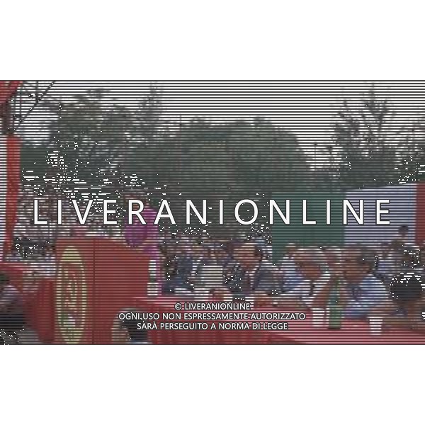 DIAP-RETROSPETTIVA NILDE IOTTI POLITICA NELLA FOTO NILDE IOTTI A MILANO ALLA FESTA DELL\'UNITA\' NELL\'ANNO 1982 FOTO ENRICO LIVERANI-AG ALDO LIVERANI SAS 